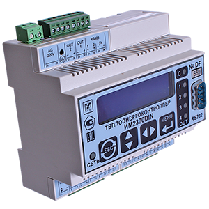 ИМ2300DIN-2F2C2R-5-3-RS485-ПК теплоэнергоконтроллер, Изображение №1