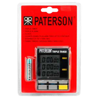 Paterson таймер тройной (часы лабораторные)