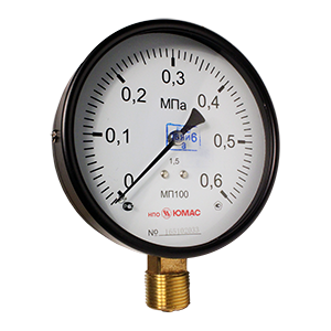 МП100М-1,0МПа манометр технический (эконом), Изображение №1