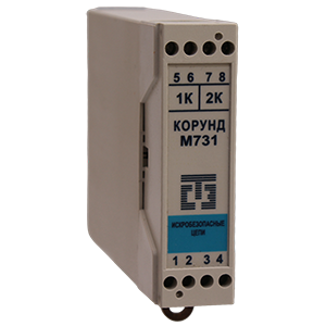 Корунд-М731-DIN-ГП барьер искрозащиты пассивный, Изображение №1