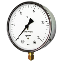 МП4-У-УХЛ1-(0-400...600)кгс/см2-кл.т.1,5 манометр технический показывающий