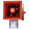 AL121XDC024R/R AlertAligh сигнализатор светозвуковой с ксеноновой лампой, красный, 126 dB, 24V DC