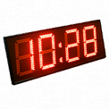 Импульс-435-R часы электронные офисные (красная индикация)
