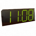 Импульс-435-G часы электронные офисные (зеленая индикация)