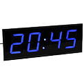 Импульс-NOVA-100-B часы электронные офисные (синяя индикация)