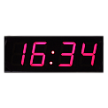 Импульс-NOVA-100-SS-RSP-RNG1-G часы электронные офисные с расписанием звонков и внешней сиреной (зеленые)