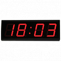 Р-100b-R часы-табло электронные офисные с функцией таймера (красная индикация)
