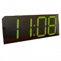 Импульс-450-T-EG2 часы-термометр электронные уличные (зеленая индикация)