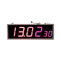 Пояс-6 часы вторичные цифровые с отображением секунд (красная индикация)