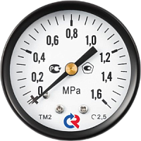 ТВ-110Т.00-(-0,1...0)МПа-G1/8-кл.т.2,5 вакуумметр технический