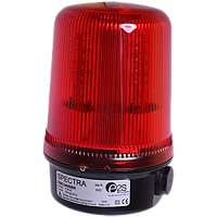 B300LDA230B/R Spectra маяк светодиодный многофункциональный красный, 90-230V AC, 16 светодиодов