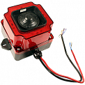 SNT-ESP24-1 сирена электронная со светодиодным маяком, красный, 125-133dB, 12-30V AC/DC