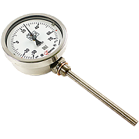 ТБф-221-(0...+100)°C-кл.т.1,5-d100-IP54-РШ*6-G1/2-ГН-G1/2-L150*10 термометр биметаллический