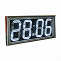 Импульс-413-W часы электронные офисные (белая индикация)