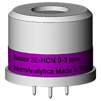 3E-HCN сенсор электрохимический на цианистый водород, 0-3 ppm