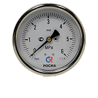 ТМ-520Т.10-(0...16-60)МПа-кл.т.1,0 манометр виброустойчивый, гидрозаполнение глицерином