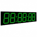 Импульс-421-HMS-T-EG2 часы-термометр электронные уличные (зеленая индикация)