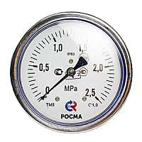 ТМВ-621ТЭ.00-(-0,1...0,06-2,4)МПа-кл.т.1,0 мановакуумметр коррозионностойкий