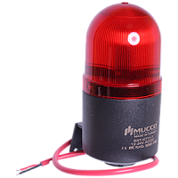 SNT-K712-1 сирена электронная со светодиодным маяком, красный, 110dB, 40-250V AC/DC