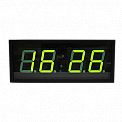 ЧС-100b-школа-NTP-G станция часовая, синхронизация времени от NTP сервера (зеленая индикация)