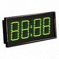 Импульс-415-2Х-G часы электронные офисные двусторонние (зеленая индикация)