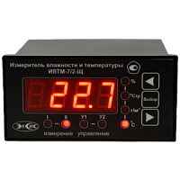 ИВТМ-7/2-Щ-1Р-1А измеритель-регулятор влажности и температуры стационарный двухканальный, щитовое исполнение (блок без преобразователей)