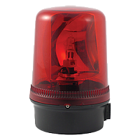 B300RTH230B/R Spectra маяк проблесковый вращающийся с галогенной лампой 25W, красный, 230V AC