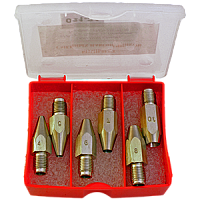 Комплект наконечников сменных из нержавеющей стали для трубки пылезаборной (4мм, 5мм, 6мм, 7мм, 8мм, 10мм)