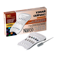 NARCOCHECK тест-мультипанель, на выявление 5 видов наркотиков в моче