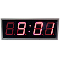 Кварц-1 часы электронные автономные офисные (красная индикация)