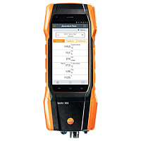 Testo-300 анализатор дымовых газов O2, CO с H2 компенсацией (до 8000 ppm), кейс, пылевые фильтры, зонд 300мм ᴓ6 мм, блок питания