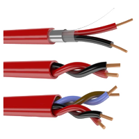 КСРВнг-А-FRLS-2x2x0,8 кабель огнестойкий однопроволочный с низким дымо и газовыделением