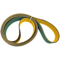 Ремень плоский с полиамидным сердечником 1,5 мм, 5300х175х5 мм, зеленый/желтый, минимальный диаметр шкива 200 мм
