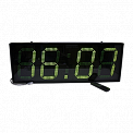 Р-130e-t-G часы-табло электронные уличные дата-термометр повышенной яркости (зеленая индикация)
