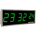 Электроника7-276СМ6Т часы электронные офисные автономные, 0.5 кд (зеленая индикация), датчик температуры