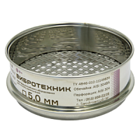С12/38 сито лабораторное нормальной точности с полотном из нерж. стали (перфорация), отверстия 0,8...70 мм