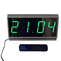 Электроника7-276СМ4 часы электронные офисные автономные, 0.5 кд (зеленая индикация)