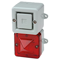 AL100HDC24G/R AlertAlight сигнализатор светозвуковой светодиодный, красный, 104 dB, 10-30V DC