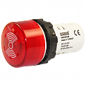 MBZS024S зуммер моноблочный с красной LED подсветкой 24В AC/DC